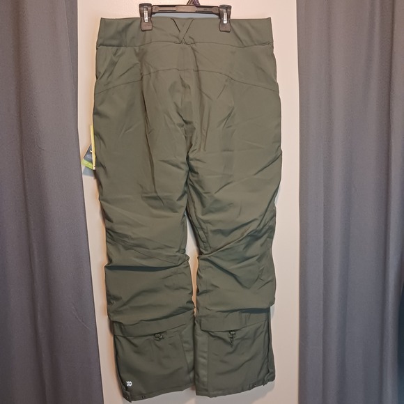 XL All in Motion Snowboard Pants Waterproof Insulated Olive Green Ski Winter - Picture 9 of 14